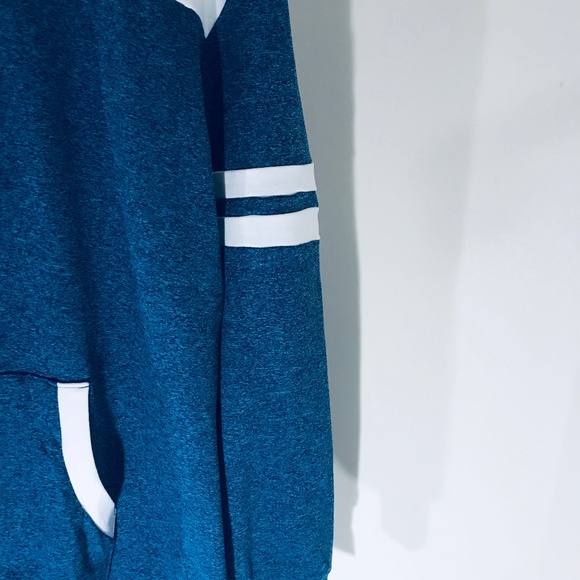 BOGO50%🏵️Pullover Hoodie Slate blue/ White - Picture 5 of 8